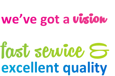 At Fahrenheit Signs & Printing we've got a vision of supplying our customers with fast service & excellent quality